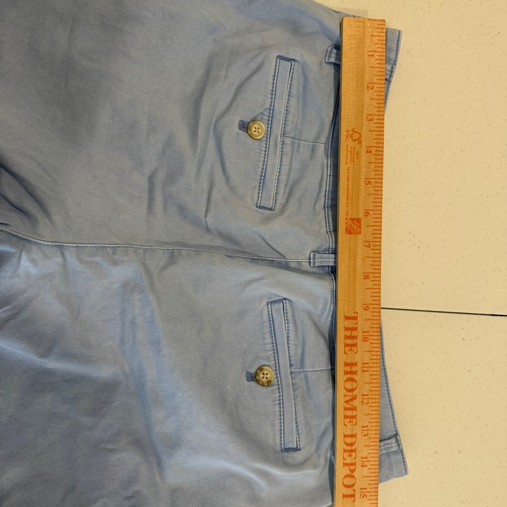 Tommy Bahama Womens Light Blue Chino Shorts Size 8 Cotton Tencel Blend Casual - Picture 4 of 6